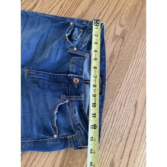 Celebrity Pink Mid Rise Ankle Skinny Jeans Size 3/26 Raw Hem Style CJ2203305 - Picture 9 of 11